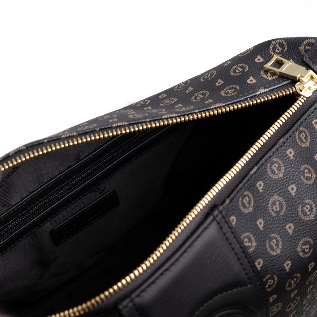 Pollini Borsa a Spalla 70°Anniversario Heritage Nero