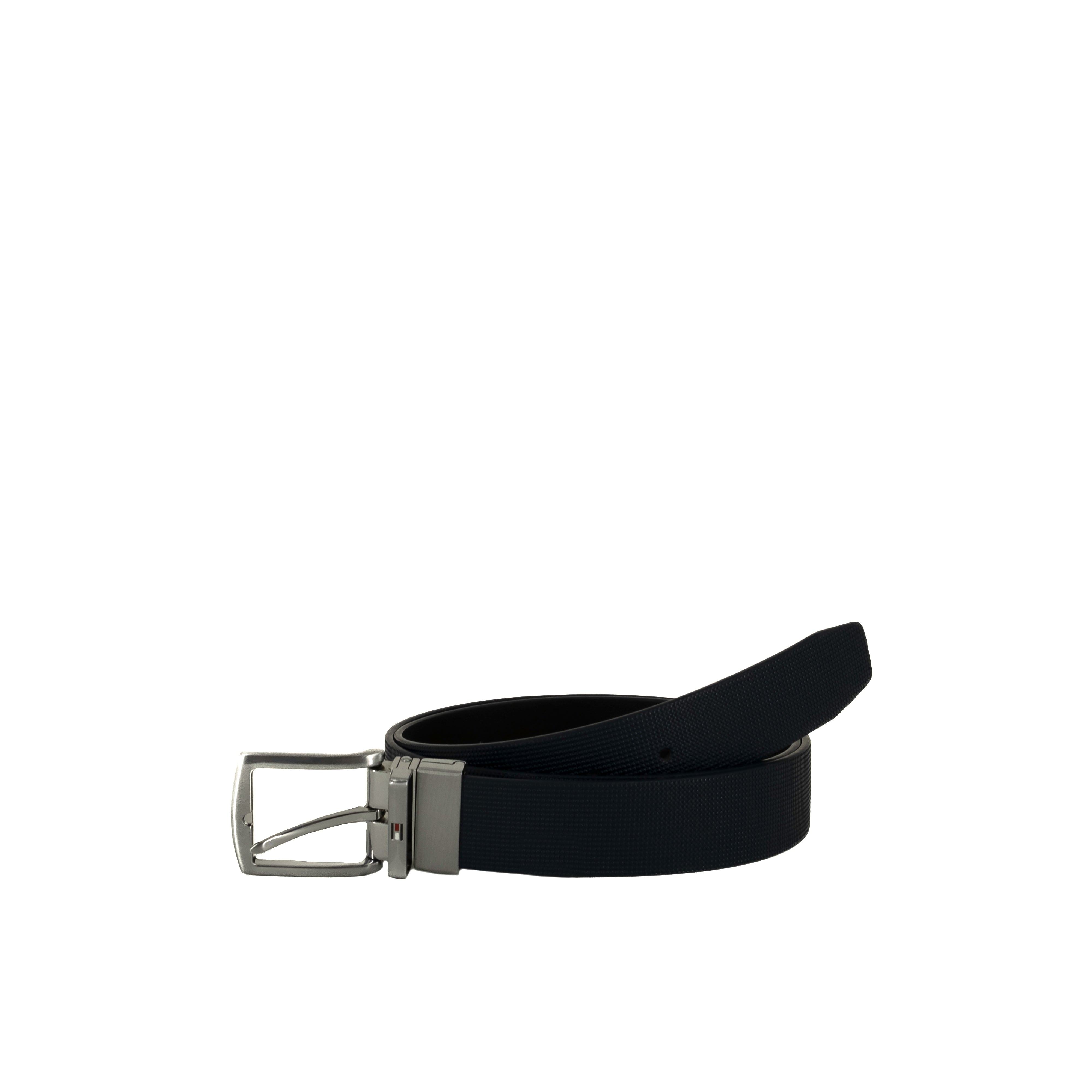 Tommy Hilfiger Men's Classic Belt in Blue Black Leather