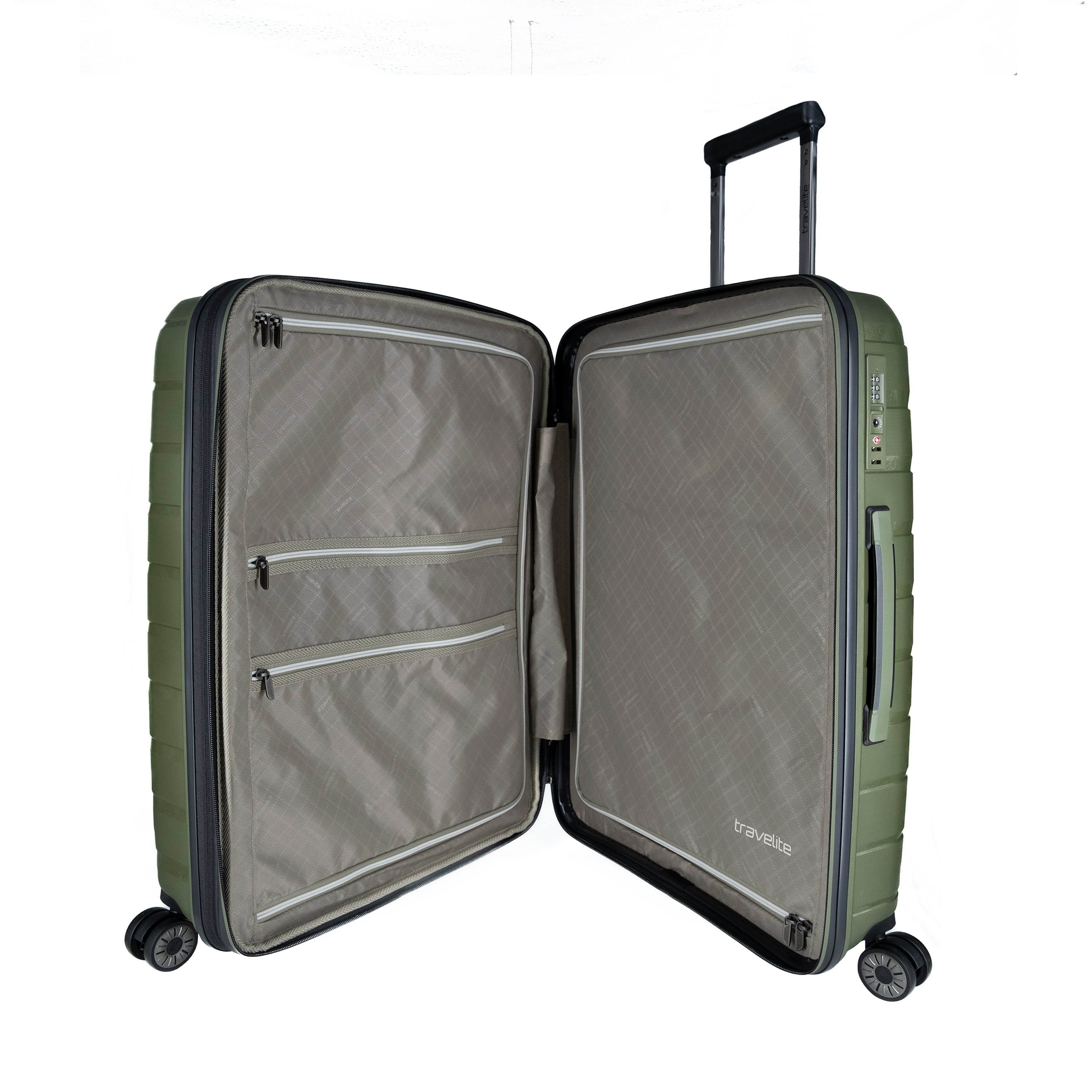 Travelite Trolley Air Base M Exp. Verde Oliva (45 x 37 x 27 cm)