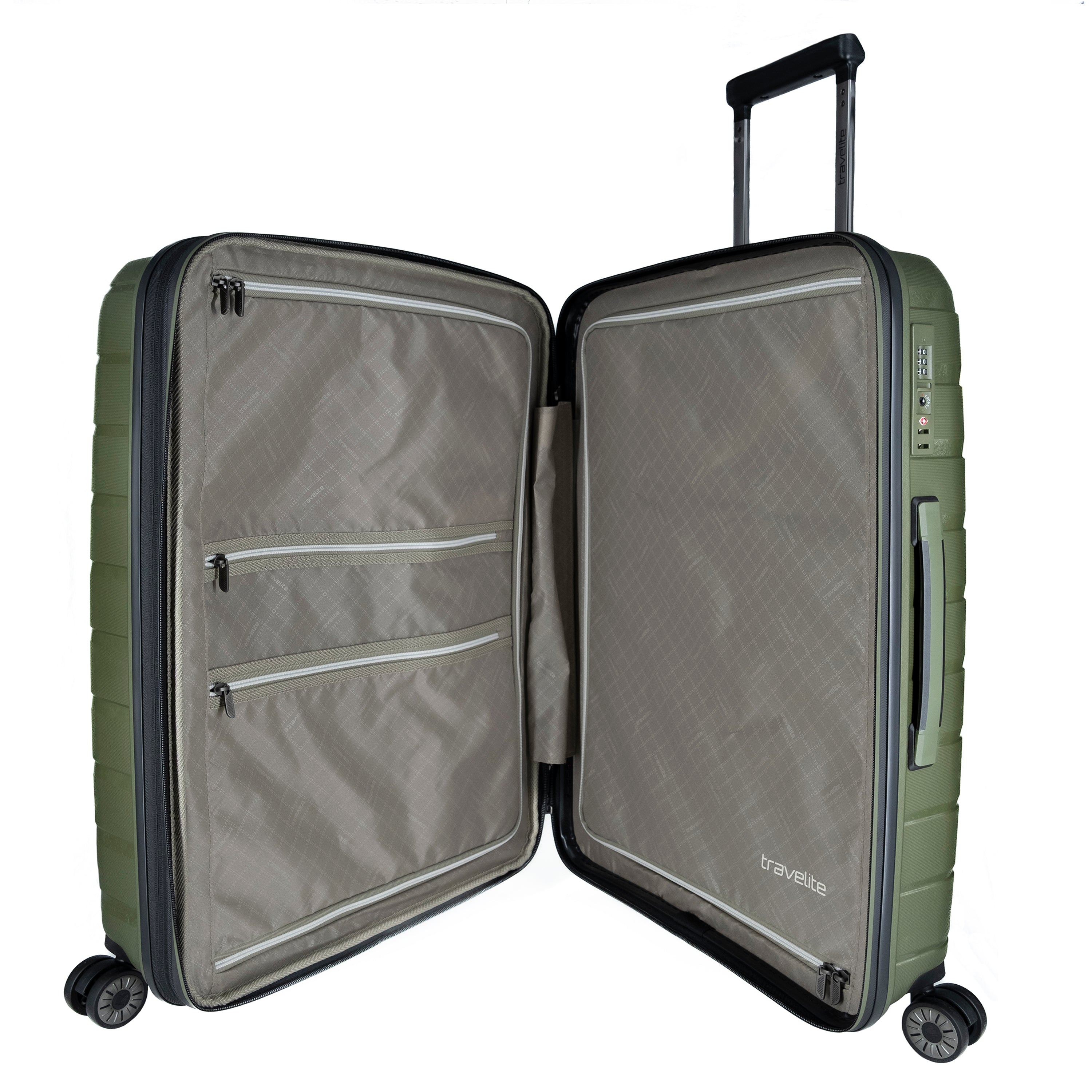 Travelite Trolley Air Base L Exp. Verde Oliva (51 x 77 x 30 cm)