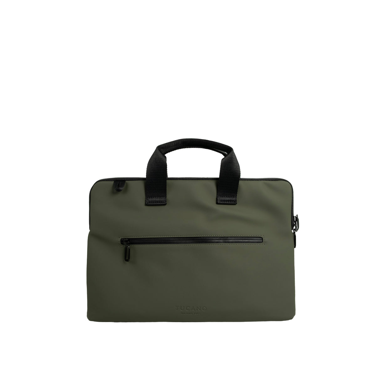Tucano Borsa Gommo Superslim 13"/14" Verde Militare