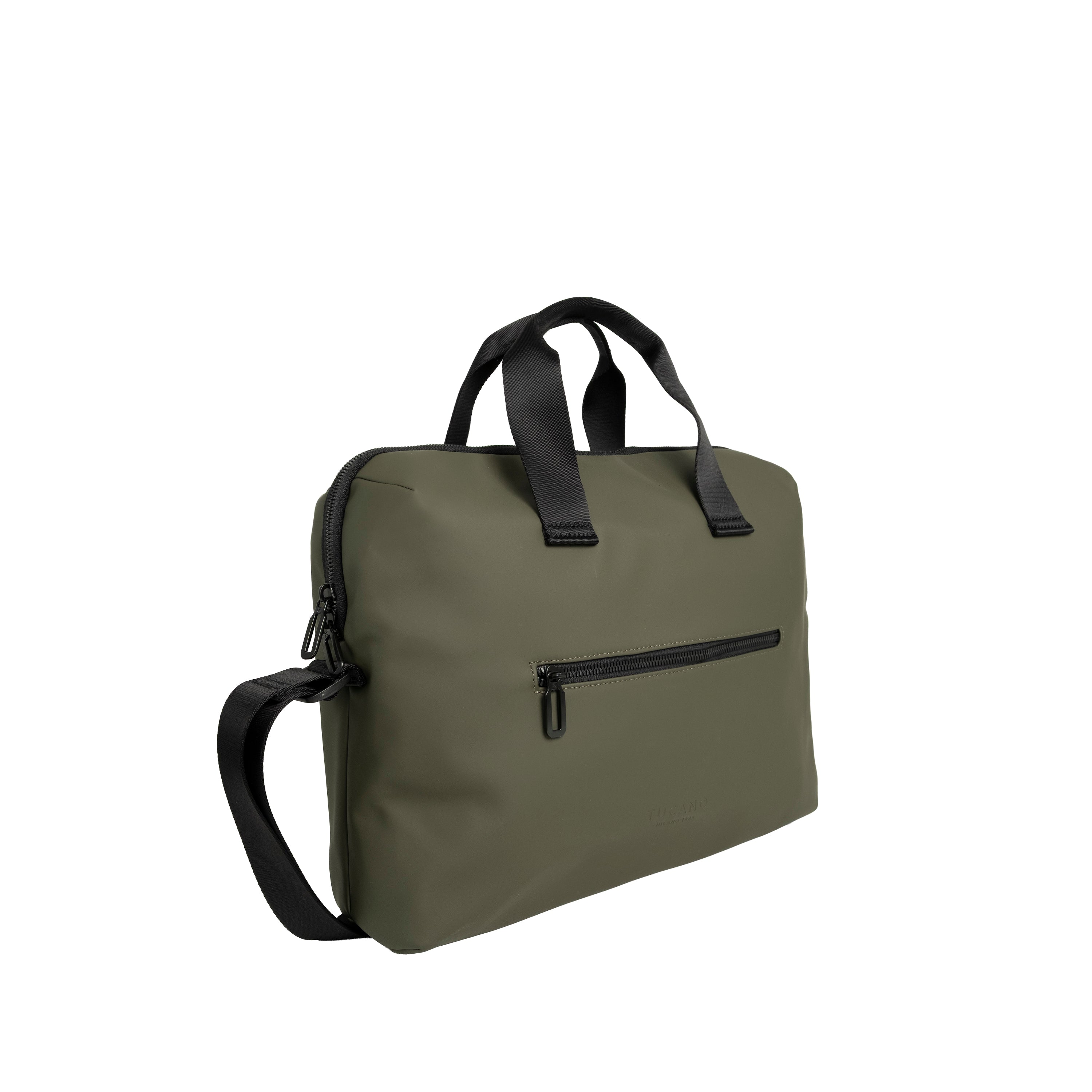 Tucano Borsa Gommo 15.6" Verde Militare
