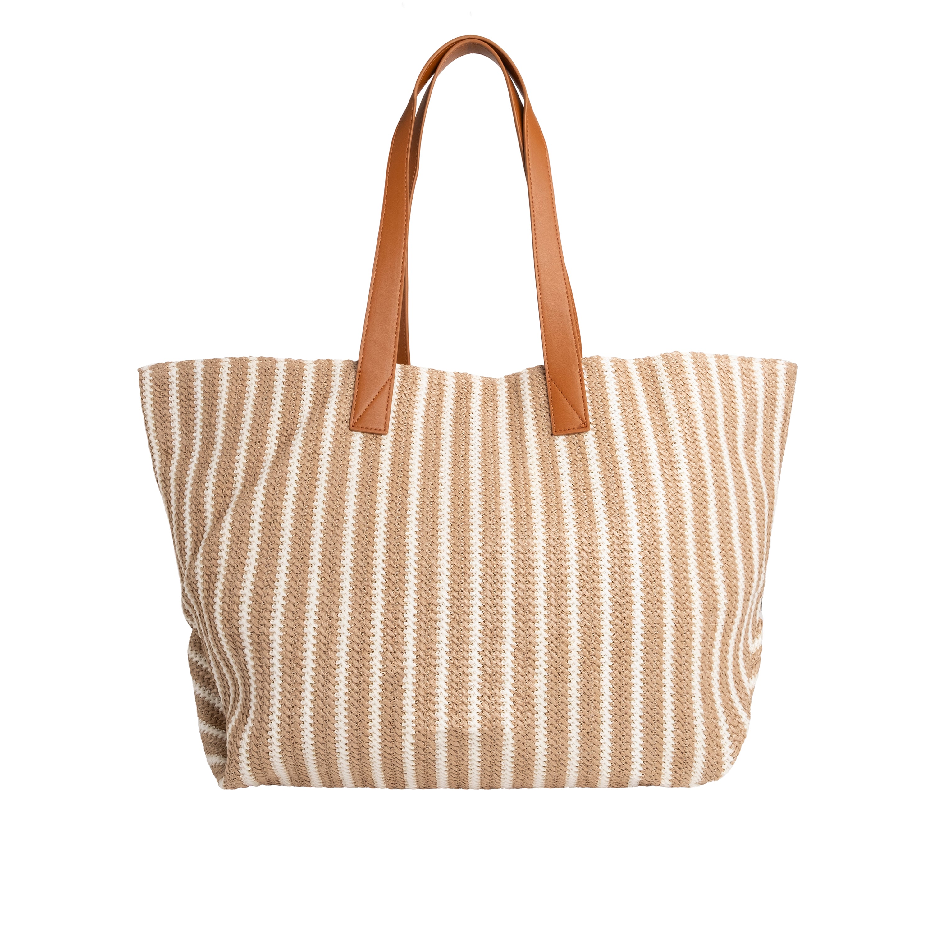 V73 Borsa Shopping Karina Cuoio/Multicolor