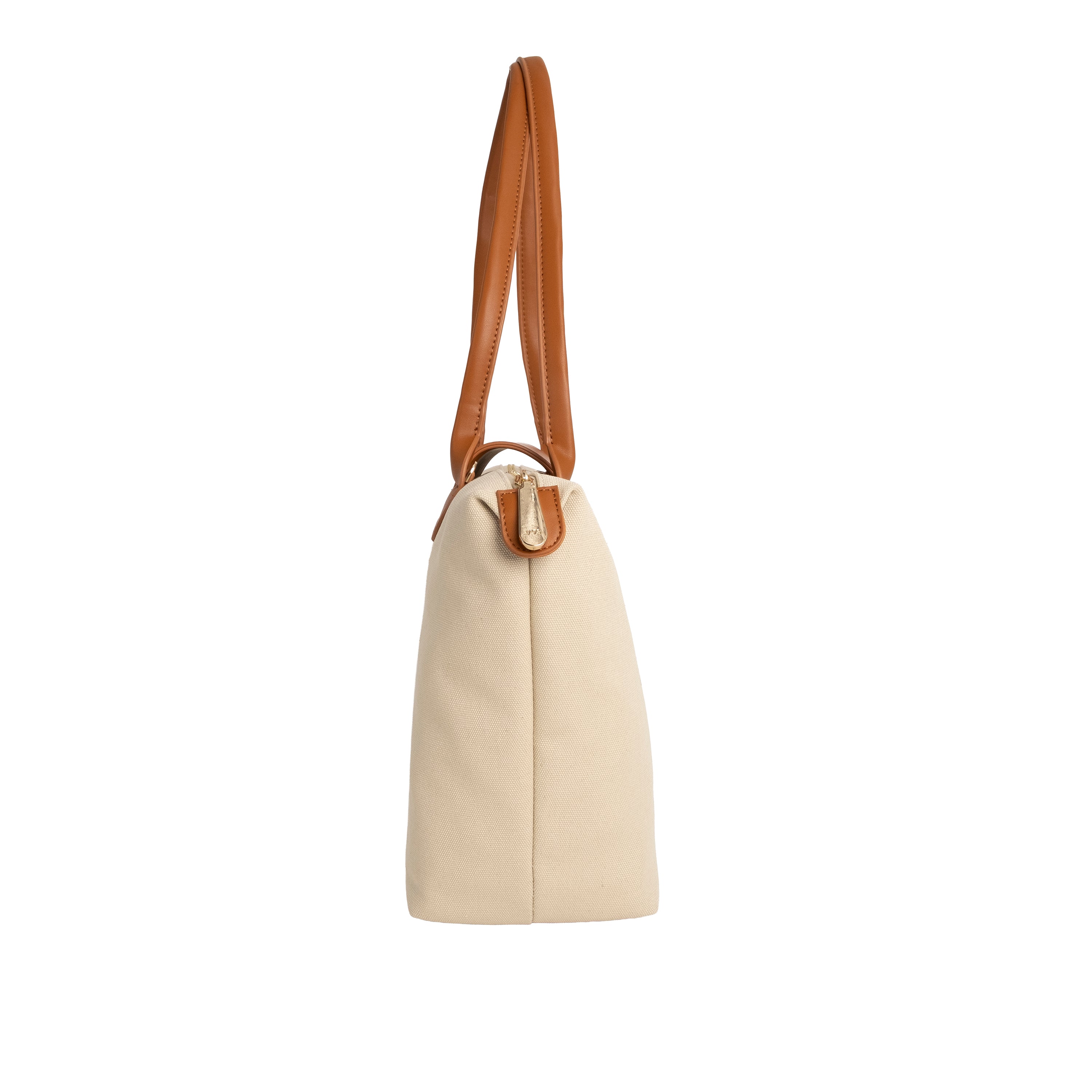 V73 Borsa Shopping Responsible Off White/Cuoio