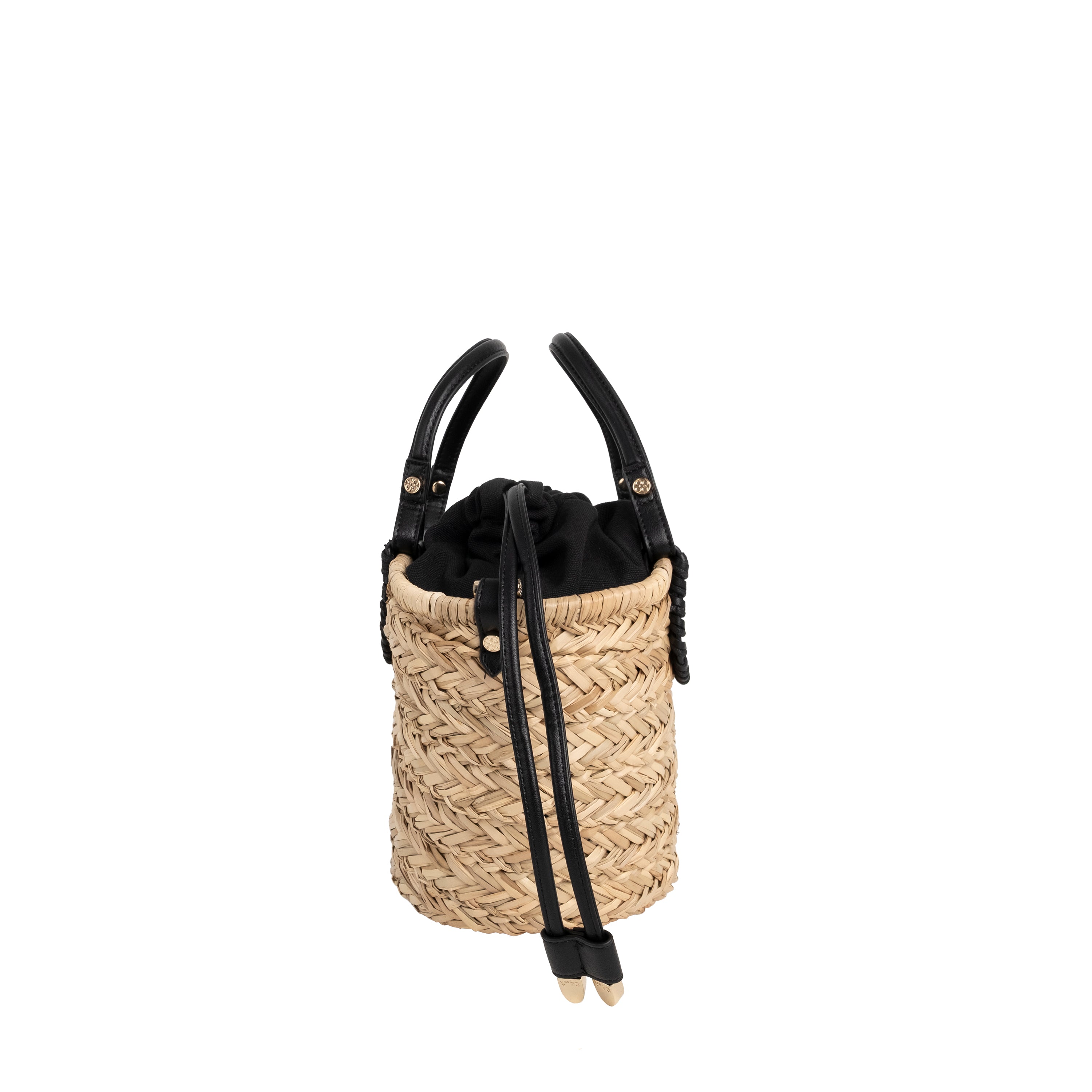 V73 Borsa Shopping Vanna Nero/Naturale