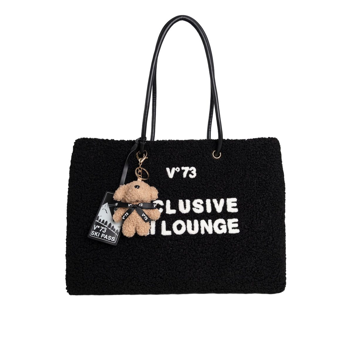V73 Borsa Shopping Ski Lounge Nero/Bianco