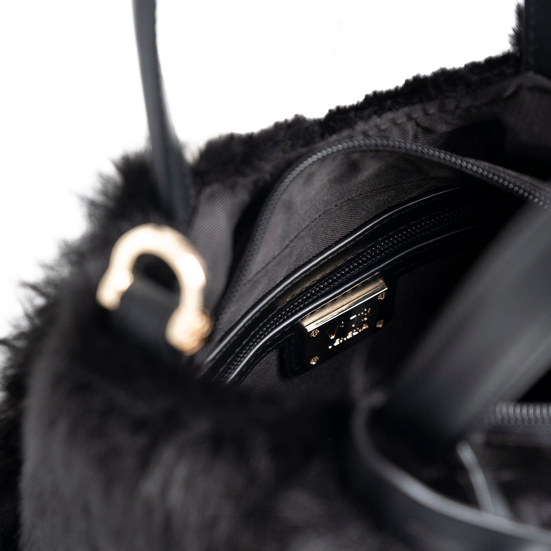 V73 Borsa Shopping Smeraldo Nero