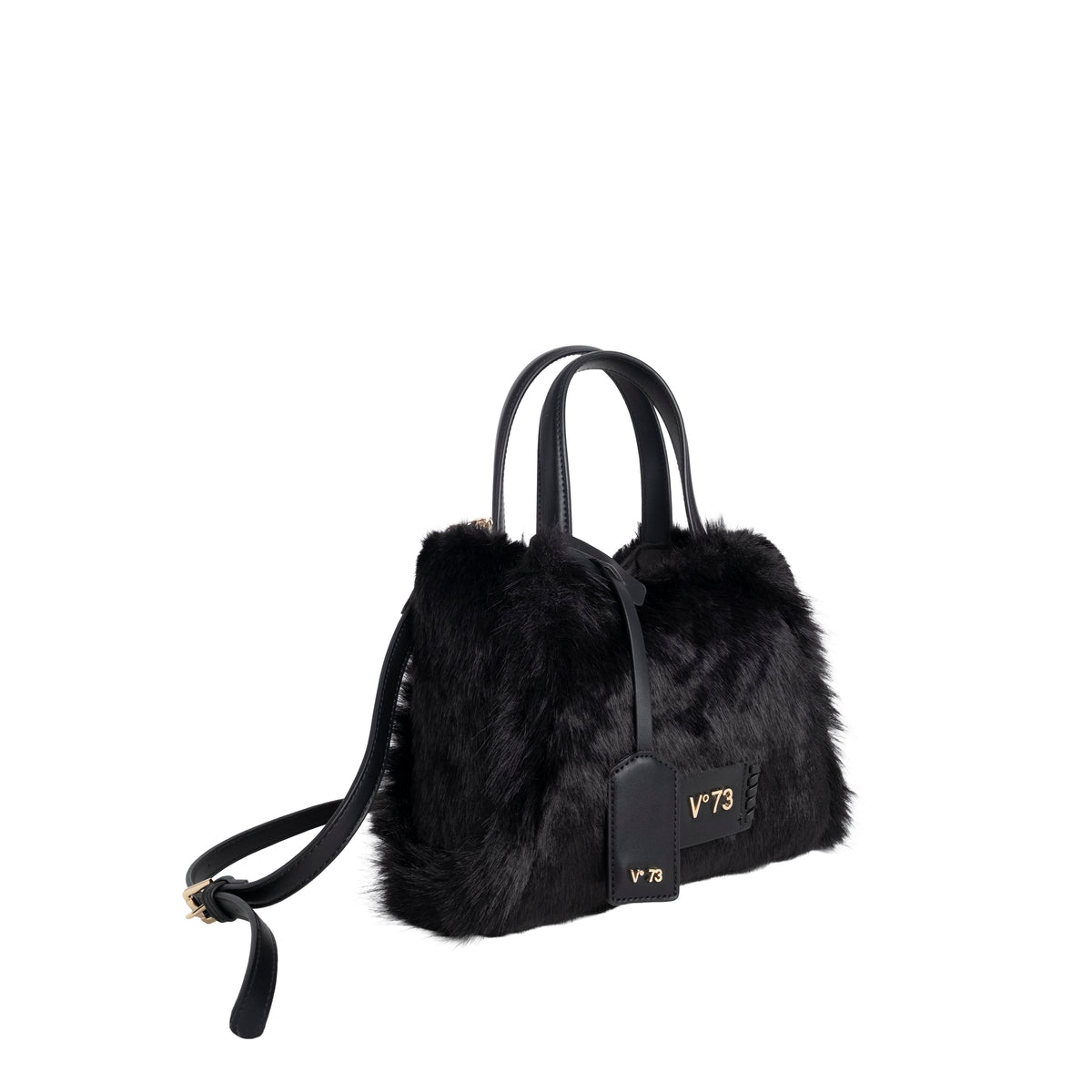 V73 Borsa Shopping Smeraldo Nero