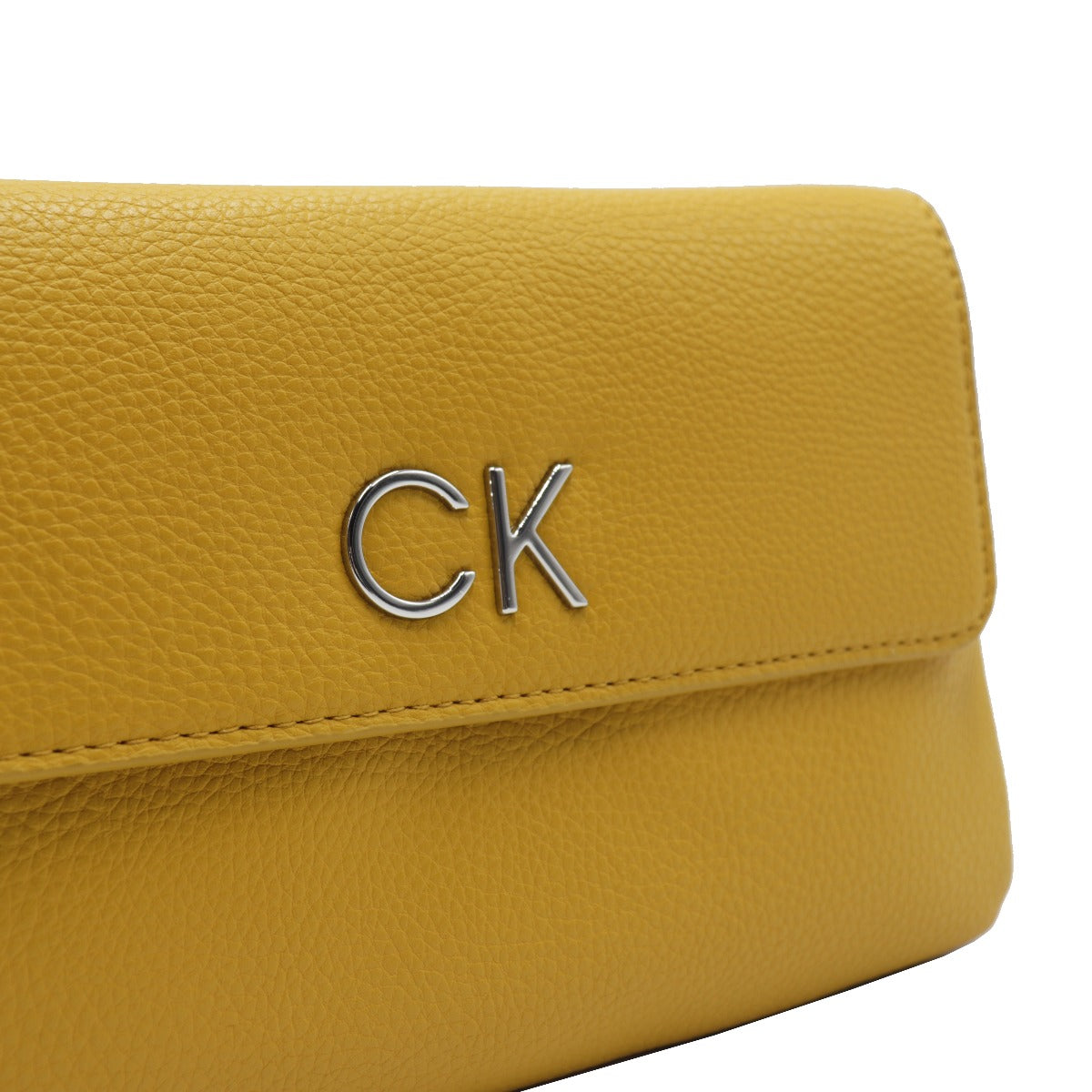 Calvin Klein Handbag with Re-Lock Shoulder Strap Yellow