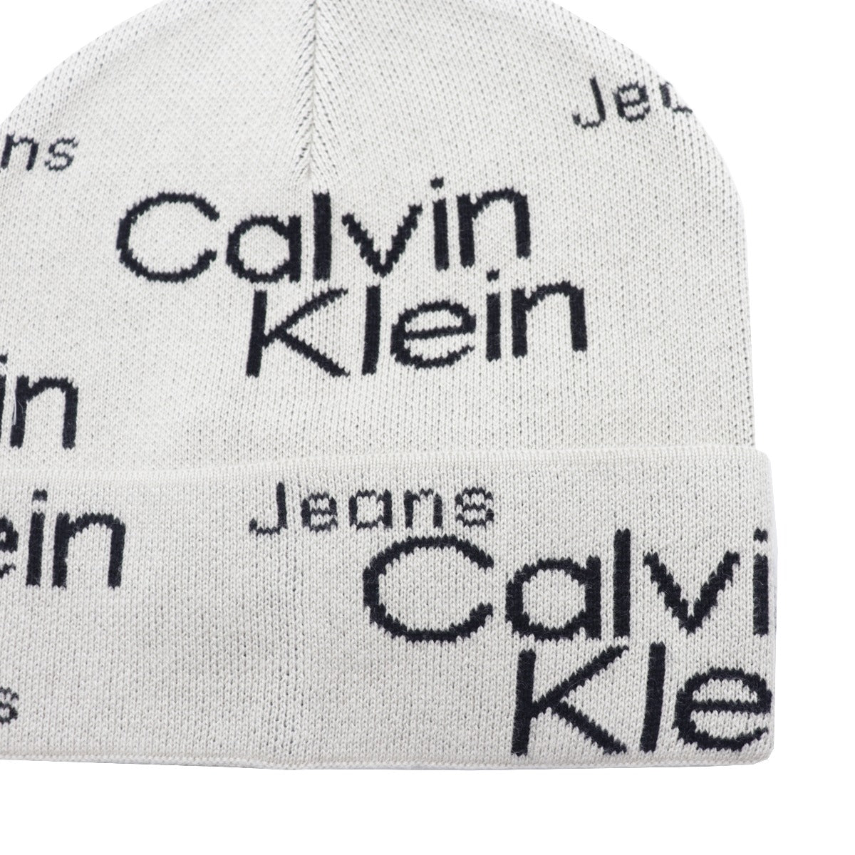 Calvin Klein Men's Hat with Beige Lettering Logo