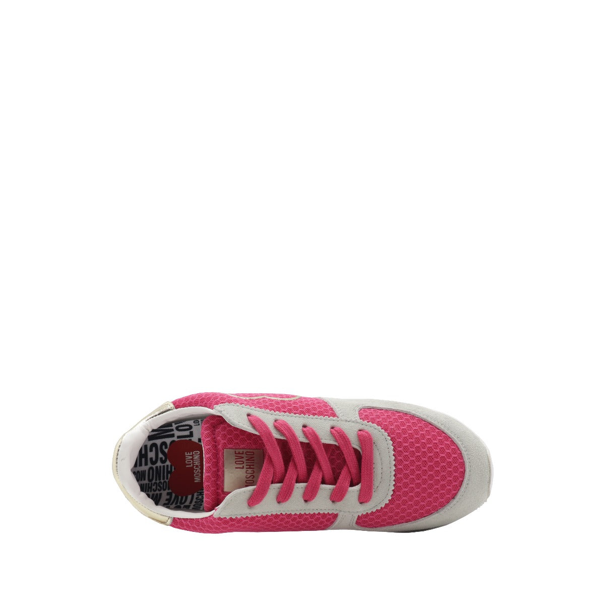 Love Moschino Sneakers con Cuore Rosa
