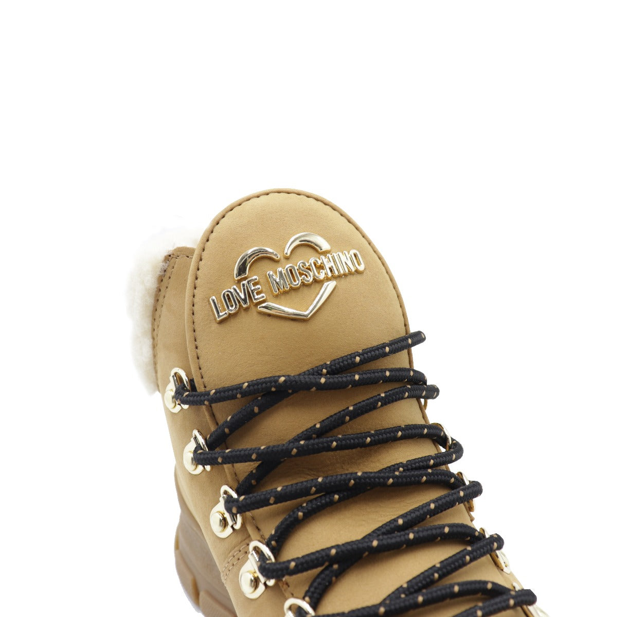 Love Moschino Women's Camel Nubuck Amphibious Boots