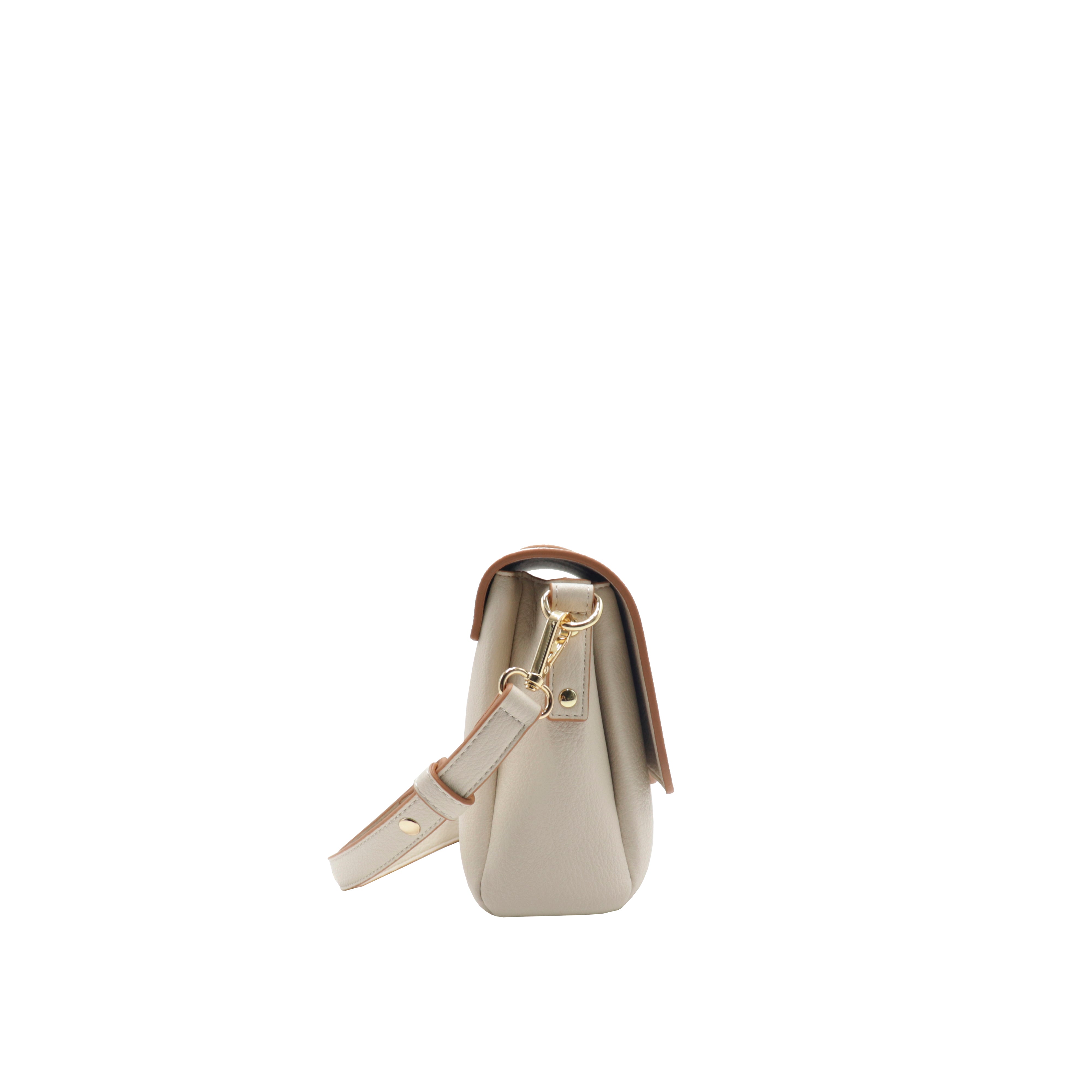 Love Moschino Shoulder bag with Ivory Gold Buckle