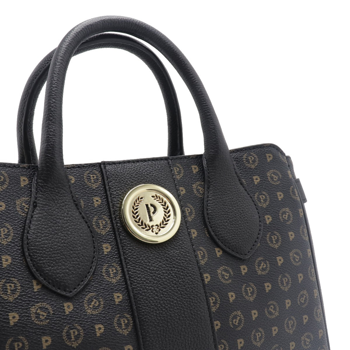 Pollini Borsa a Mano con Tracolla Heritage Nera