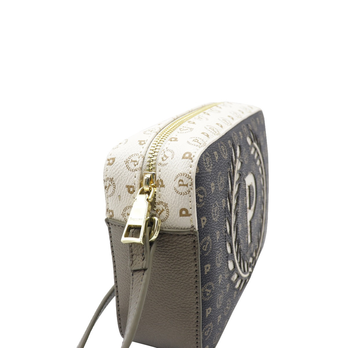 Pollini Borsa a tracolla Heritage Nero e Avorio