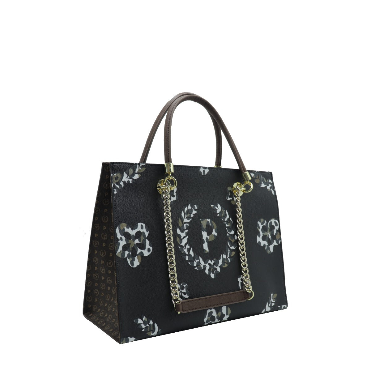 Pollini Shopping Bag Day-yes! Heritage Black Leopard