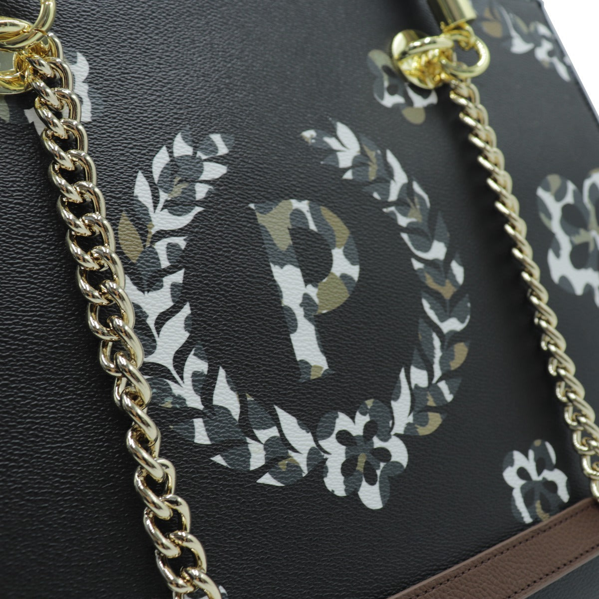 Pollini Borsa Shopping Day si Heritage Nero Leopardo